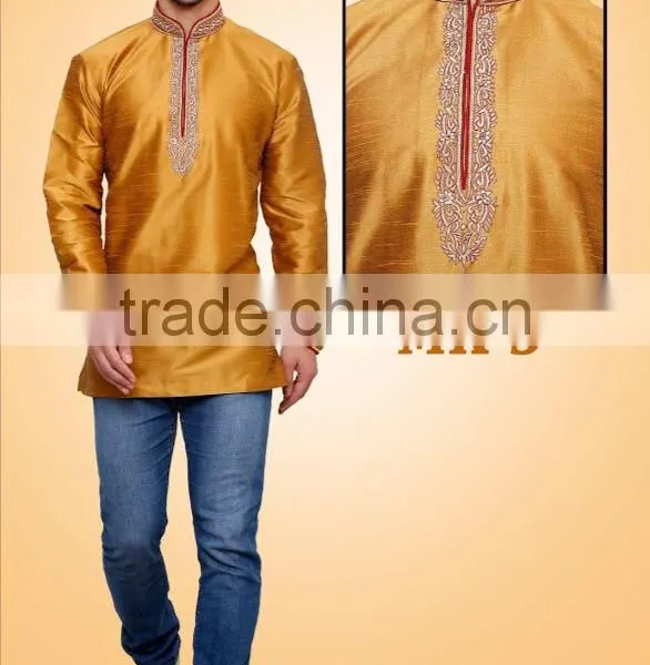 Mens Designer Embroidered Kurtis 2016 photo-4