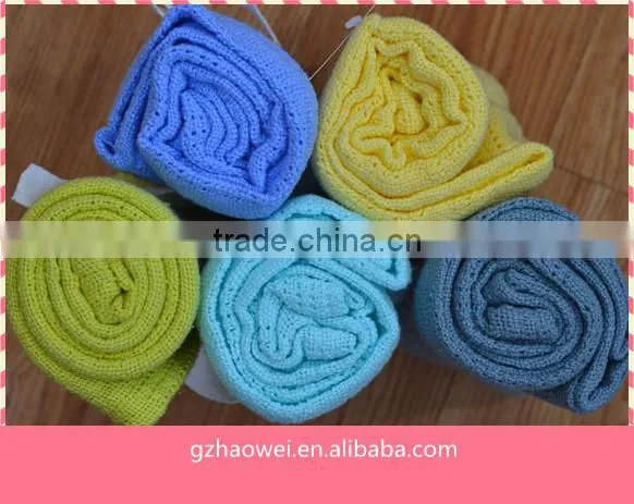2016 Comfortable 100% Cotton Weave Baby Blanket Infant Blanket photo-4
