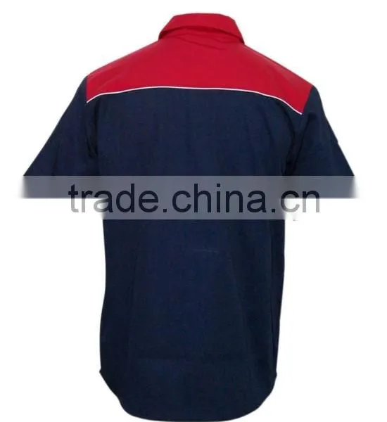 Blue Red Workwear Uniform Shirt Engineer Uniform photo-4