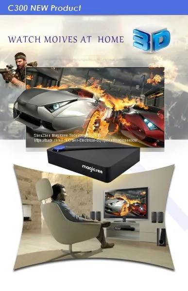 Factory Wholesale 4k Android Dvb Receiver Magicsee C300 Dvb S2+t2+c S905 Quad Core Android 7.1 Set Top Box photo-3