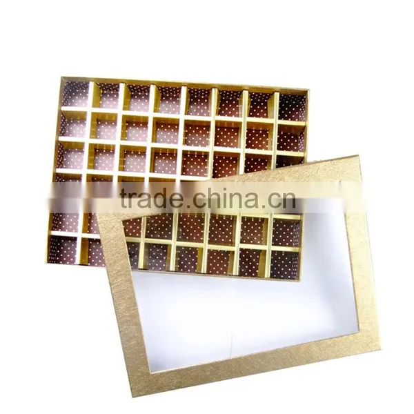 Window Box Packaging Chocolate Box Candy Box in Stock,boite de Chocolat photo-3
