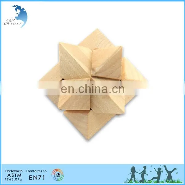Christmas Promotion Eco-friendly Healthy Early Teaching Kids Wooden Chinese Puzzles photo-5