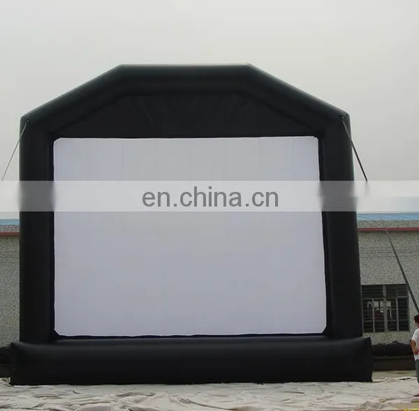 Big Durable PVC Tarpaulin Outdoor Inflatable Movie Screen / Inflatable TV Screen For Sale photo-4