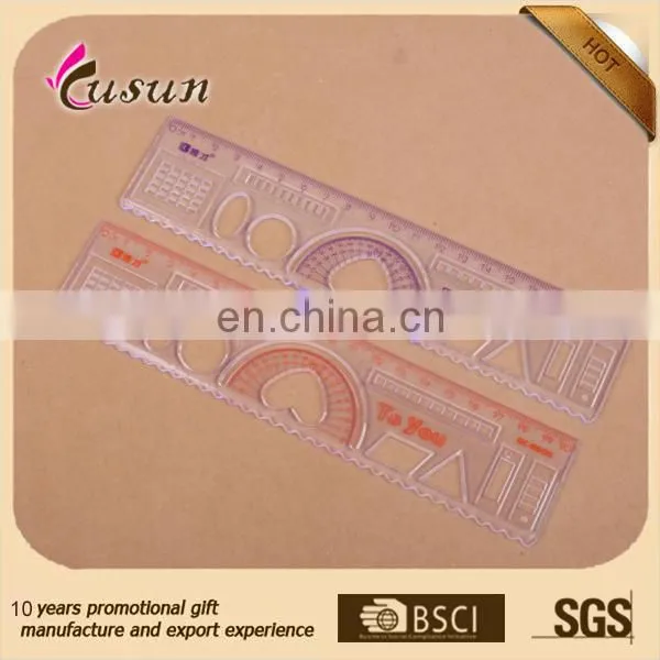 High Quality Plastic Straight Ruler With Protractor photo-6