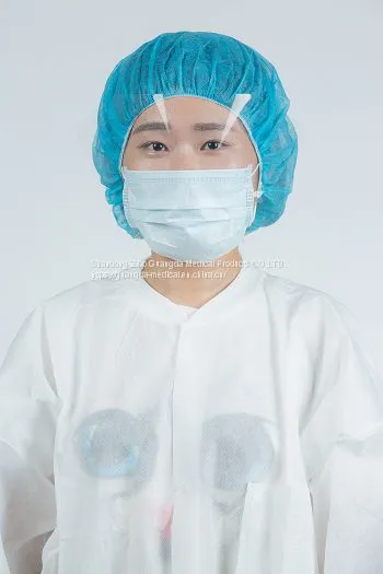 Disposable Anti Fog Medical Face Mask With Eye Shield