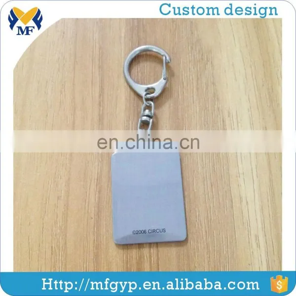 Made in China Promotional Metal Square Keyring photo-6