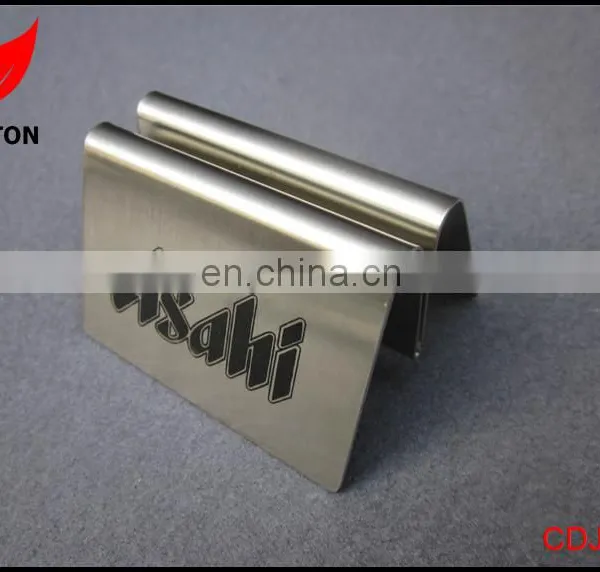 Factory Custom Stainless Steel Menu Holder photo-4