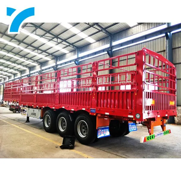 3/4 Axles 40ft Side Wall Semi Fence Cargo Trailer Fence Semi-trailer photo-4