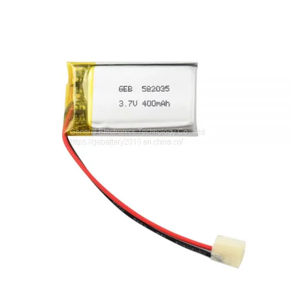 602035 3.7в 400 мАч аккумулятор литий-ионного полимерного типа