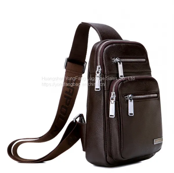 Leather Shoulder Bag, Chest Bag photo-4