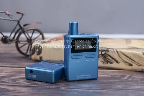RC 2408 Two Way Wireless Tour Gudie System With Lanyard and Microphone & Earophone photo-5