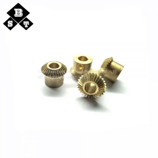 Precision Custom Brass Angular Straight Bevel Gears photo-2