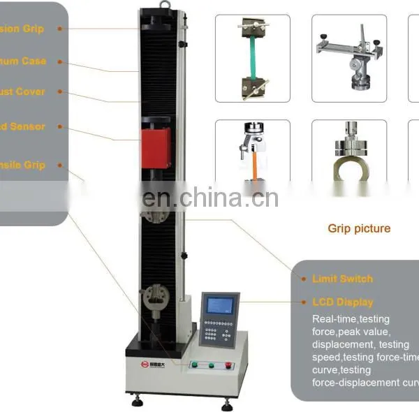 Textile Tensile Strength Tester/Fabric Tensile Testing Machine photo-2