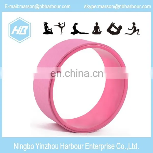 Hot Sale High Quality Colourful Cork Yoga Wheel photo-6
