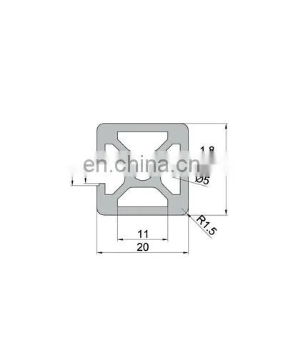 SHENGXIN 3d Printer Linear Custom Color Aluminum Extruded 2020 v Slot photo-2