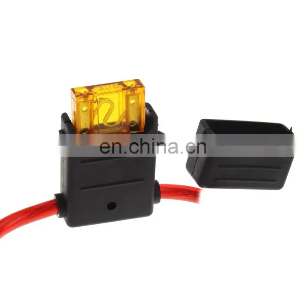 8ga Inline Fuse Holder Waterproof Pigtail Fuse Relay With 40A Blade Fuse photo-3