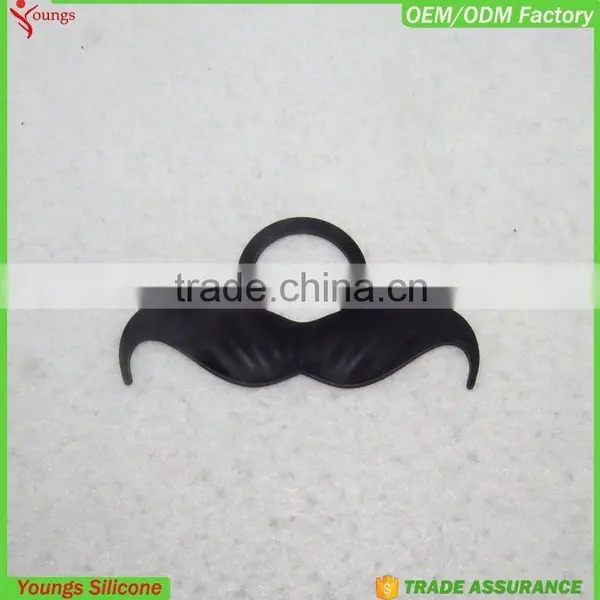 Promotion Identification Silicone Beard Wine Glass Marker/Wine Glass Charms/Plastic Glass Clip photo-2