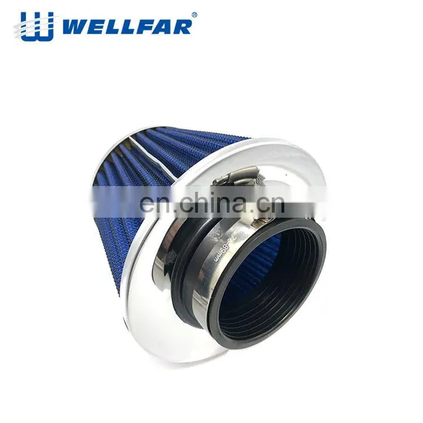 Performance Air Filter 3" 76mm Air Intake Filter160mm Height High Flow Cone Cold Clamp-on Motorcycle Air Intake Filter photo-2