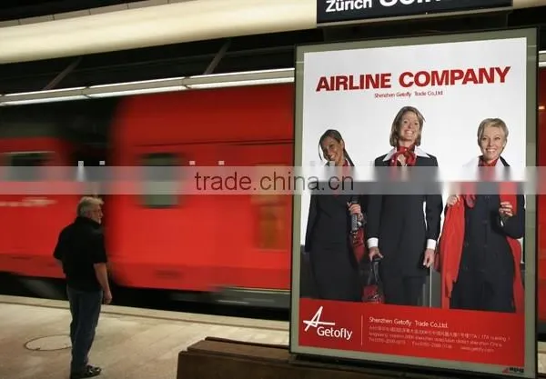 610g Glossy Backlit PVC Flex Banner With Laminated photo-6