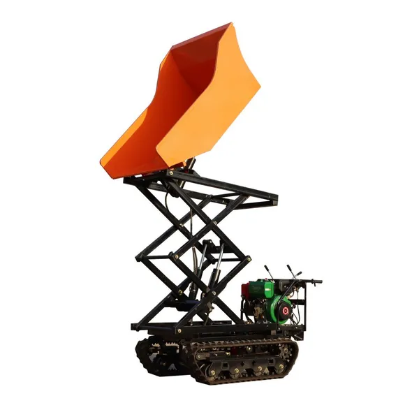 Tracked Mini Dumper With Lift Container