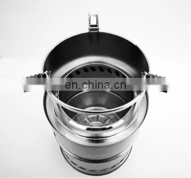Folding Portable Camping Hiking Backpacking Stainless Steel Burning Stove Camp Stove photo-3