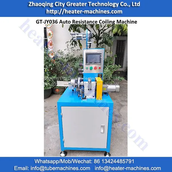 GT-JY036 Auto Resistance Winding Machine Single Wheel 1-3wires Heater Winding Machinery photo-4