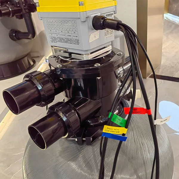 New Design Swimming Pool Accessories Intelligent Automatic Backwash Valve Pool Sand Filter photo-4