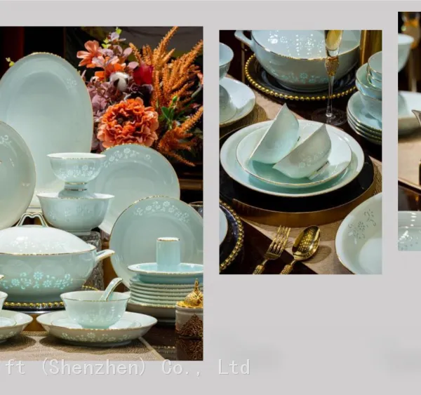 Jingdezhen High-temperature Exquisite Porcelain Tableware Set From Boutique Gift photo-3