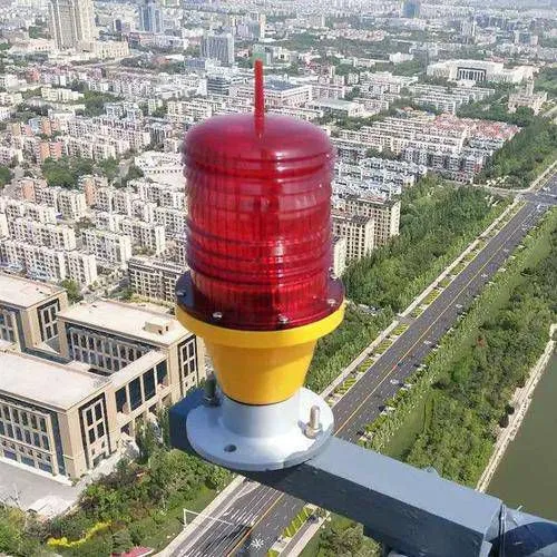 Kaifeng Solar Medium-intensity Type b Aviation Obstruction Lights With Synchronous and Same Frequency for Building Signal Lights on Community Rooftops photo-5