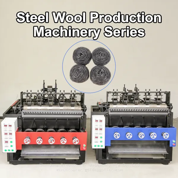 High Productivity Steel Wire Scrubber Manufacturing Machine
