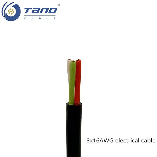 электрический кабель размером 3x16AWG