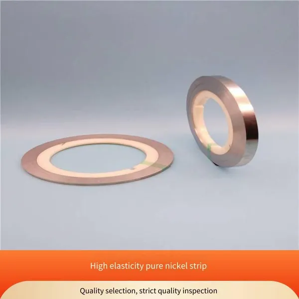 High-elasticity Pure Nickel Strip, 0.1, 0.2, 0.3, 0.4mm Square Nickel Sheets, Spot Welding, Pure Nickel Flat Bars, Conductive Nickel Foils photo-2