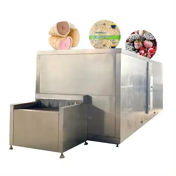 Lnd Food Industrial Quick Freezing Equipment Liquid Nitrogen Freezing Tunnel photo-3