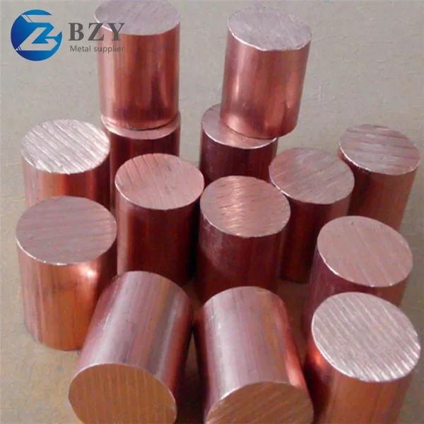 Non Alloy C1020 C10100 C11000 Red Color 99.9% Pure Copper Round Bar Rod photo-3