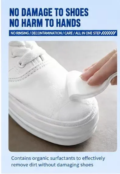 Custom Disposable Portable Sneaker & Sports Shoe Cleaning Wet Wipes – Individually Packed Shoe Cleaning Wipes photo-3