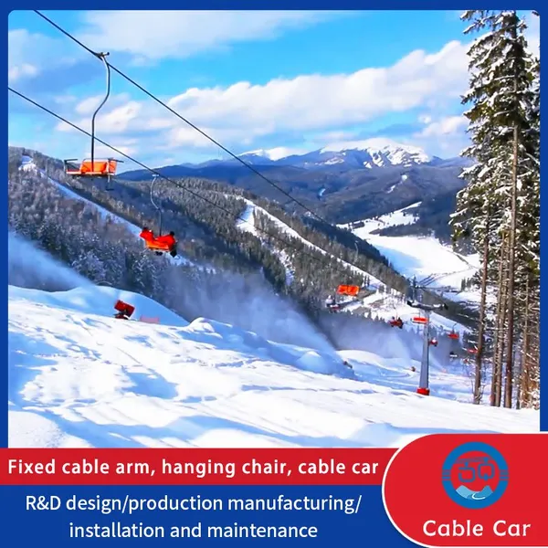 Daqin Passenger Fixed Grip Chairlift Cableway - Wholesale Ski Resort Ropeway System With Safe Gondola Lift Design-Cable Car Cableway photo-2