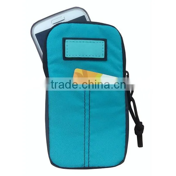 Nylon + 420D Polyester Blue Color Casual Backpack With Tablet Compartment + Mobile Phone Pouch photo-5