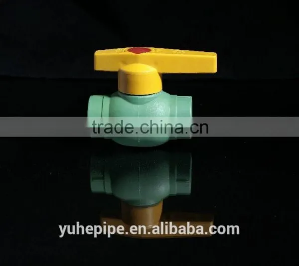 YH PPR BALL VALVES WITH COPPER/STEEL BALL photo-2