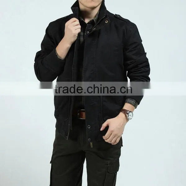 Men's Army Green Winter Garments Leisure Coat Plus Size Clothing photo-2
