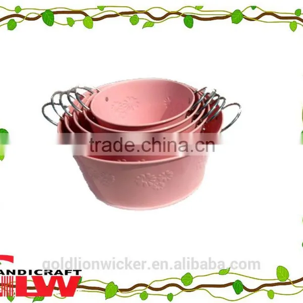 Iron Bucket With Handles,fruit Bucket,storage Bucket