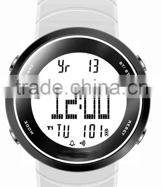 2015 New Style Heart Rate Pedometer Monitor Watch Excellent Quality Digital Sports Watch With Solf Band photo-5
