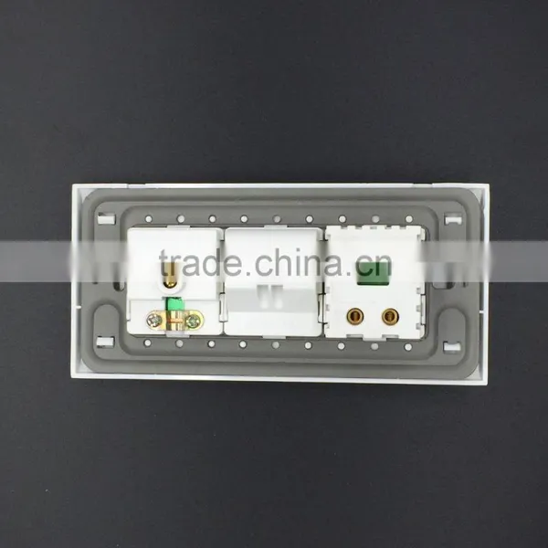 118 Series Fans Dimmer + Computer Socket / Telephone Socket + TV Socket photo-2