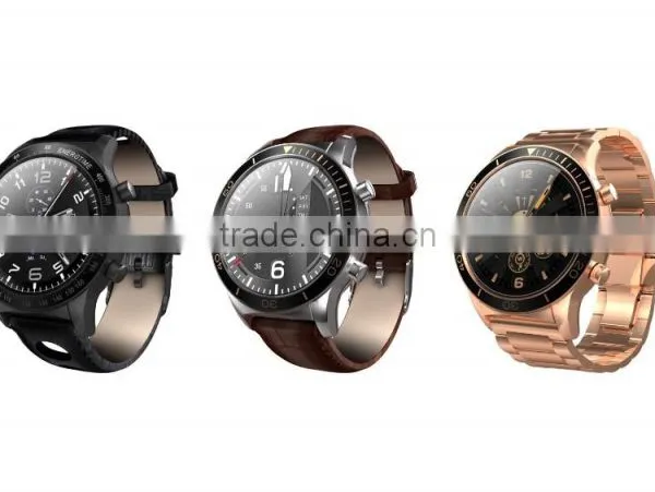 Bluetooth 4.0 300mAh Stainless Steel Round Smart Watch photo-4
