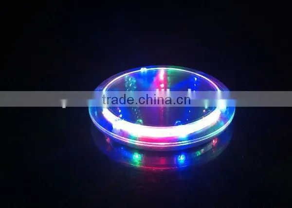 LED Bar Coaster Fashion and Color / Battery Durable and Safe Light Shining Drink Coaster photo-2