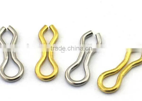 Fishing Tackle Accessories Brass Splay Ring, Brass Rig, Hook Hanger,8 Shape( Eight Shape) Wire Eyes Sinker Eyelets Lead Eyes