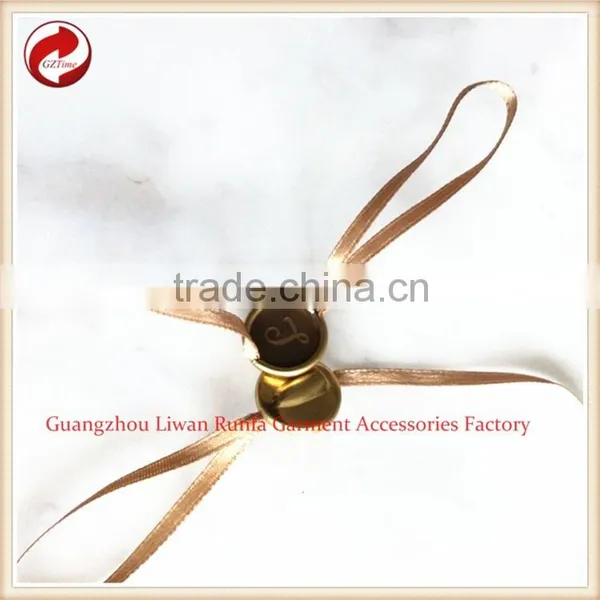 High-quality Metal Aluminum Clothing Custom Silk Ribbon Seal Tag photo-6