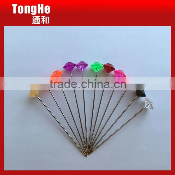 Wholsales Translucent Assorted Color Crystal Bouquet Diamante Pin                        
                                                Quality Choice
