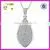 Custom Pendant Necklace/S925 Necklace/925 Sterling CZ Pave Necklace Jewelry