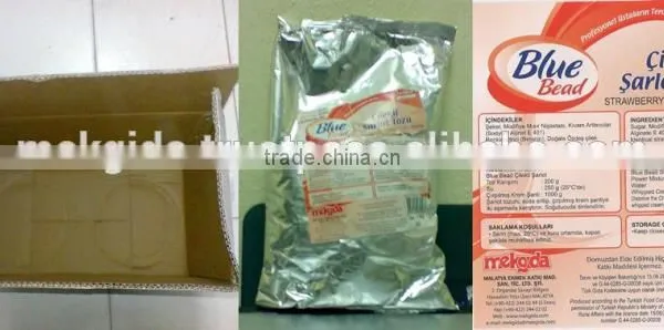 Blue Bead Charlotte,mousse Powder To Prepare Cake And Pastries (Strawberry) photo-3