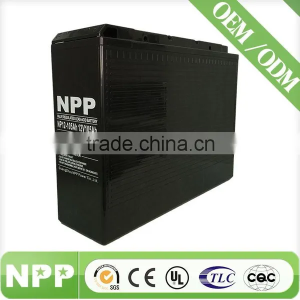 12v105ah Front Terminal Rechanrgeable Battery for Ups photo-6